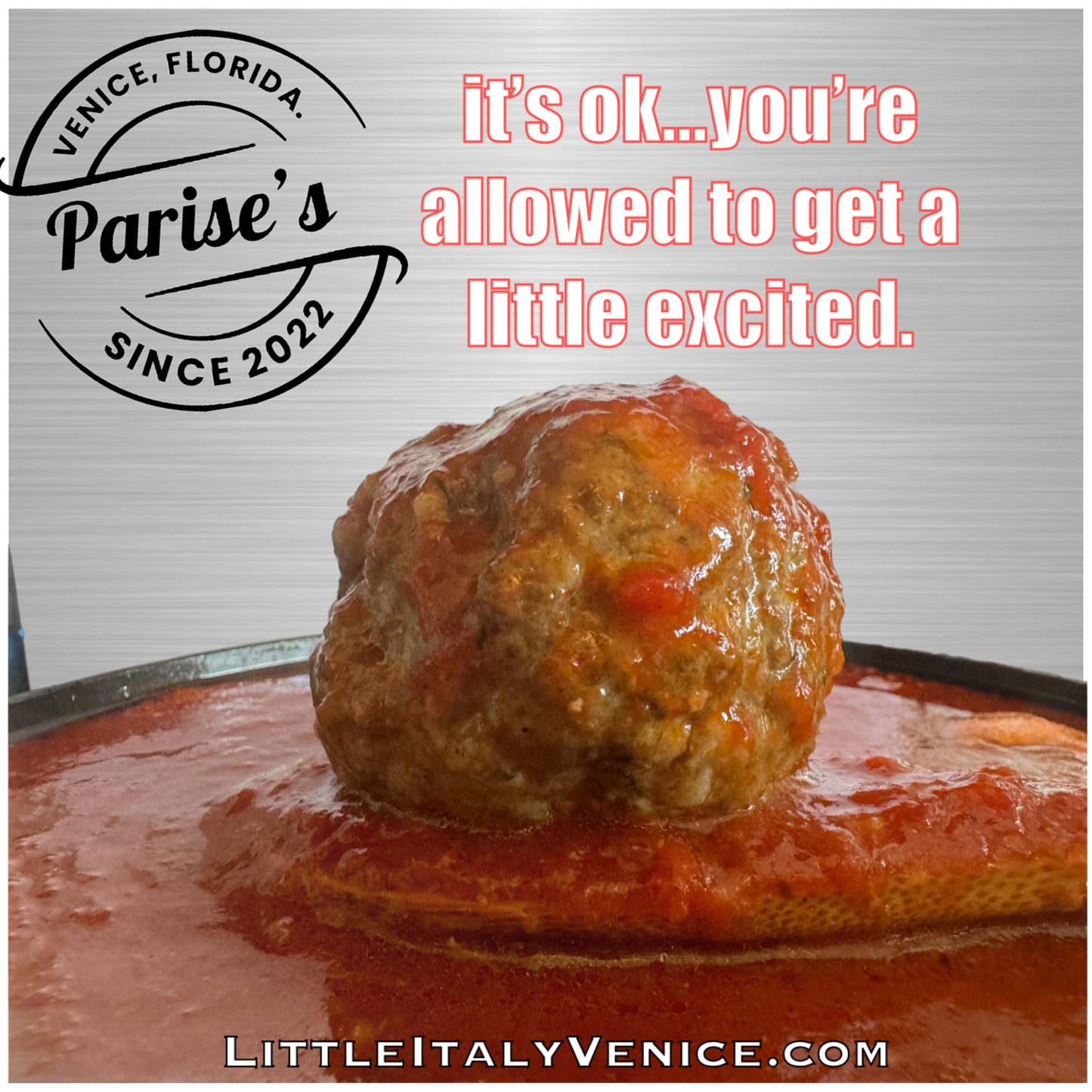 Parise's Famous Meatballs 1/2 Tray