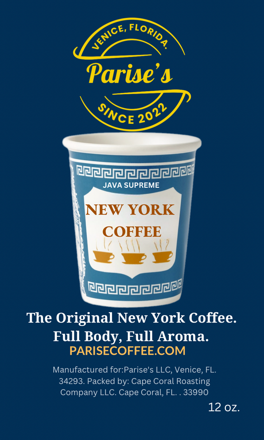 The Original New York Coffee.